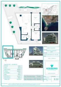 Plano viviendas Iceberg Albacerrado Tarifa 12